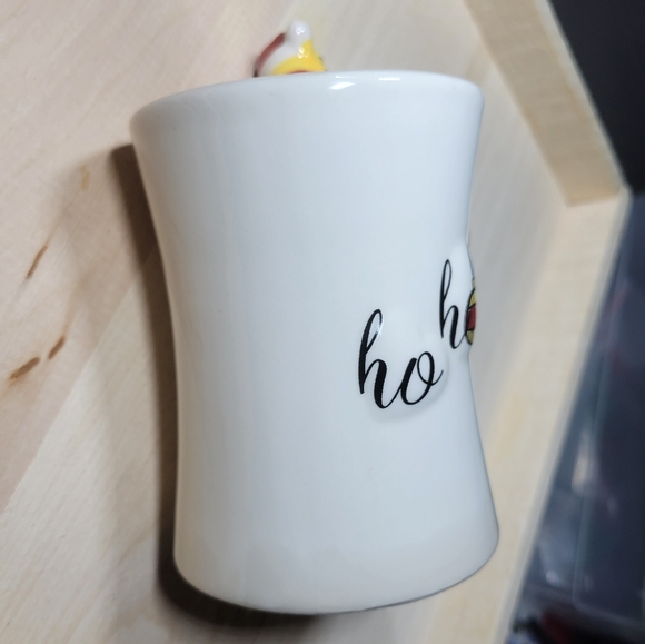 Disney Winnie the Pooh Ho Ho Ho Coffee Mug with Winnie Figurine Santa Pooh - Picture 8 of 12
